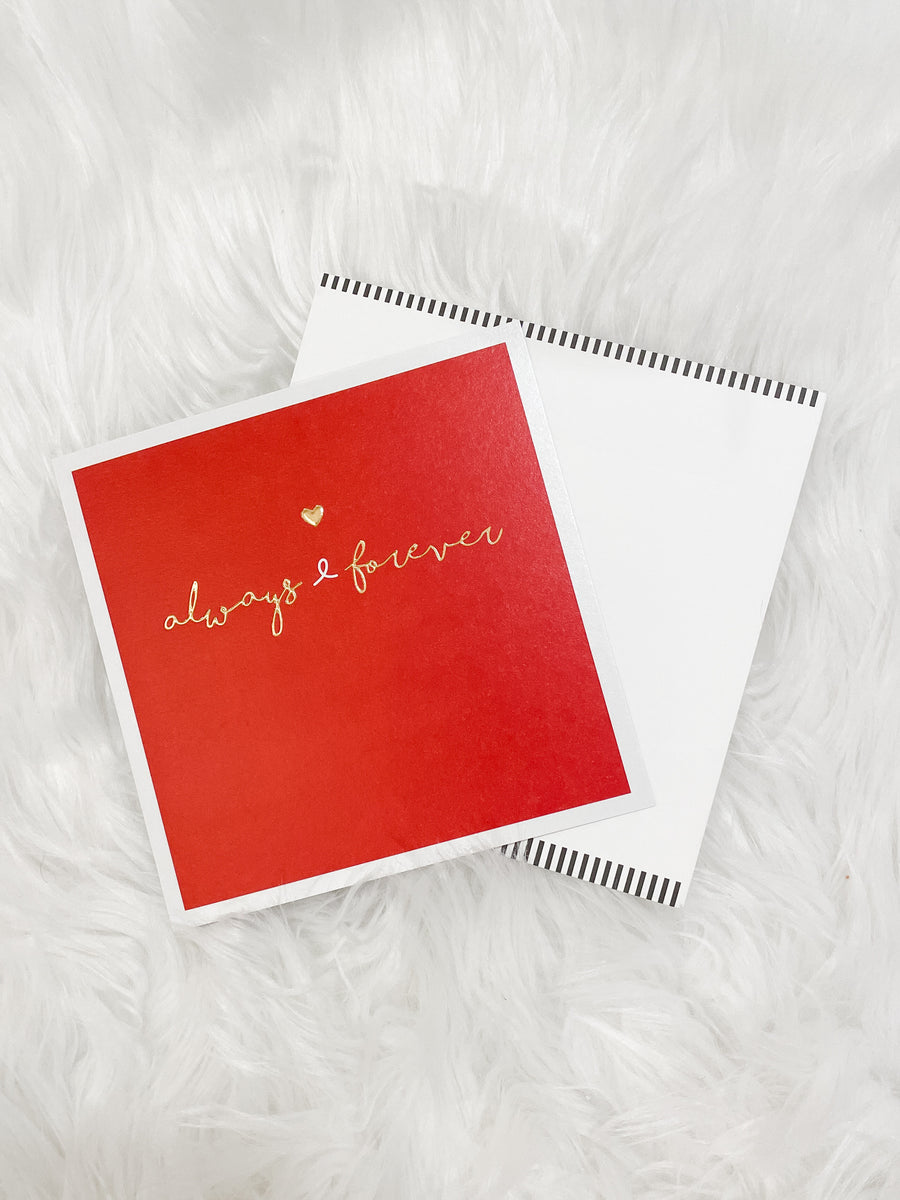 "Always & Forever" Valentine's Day Card