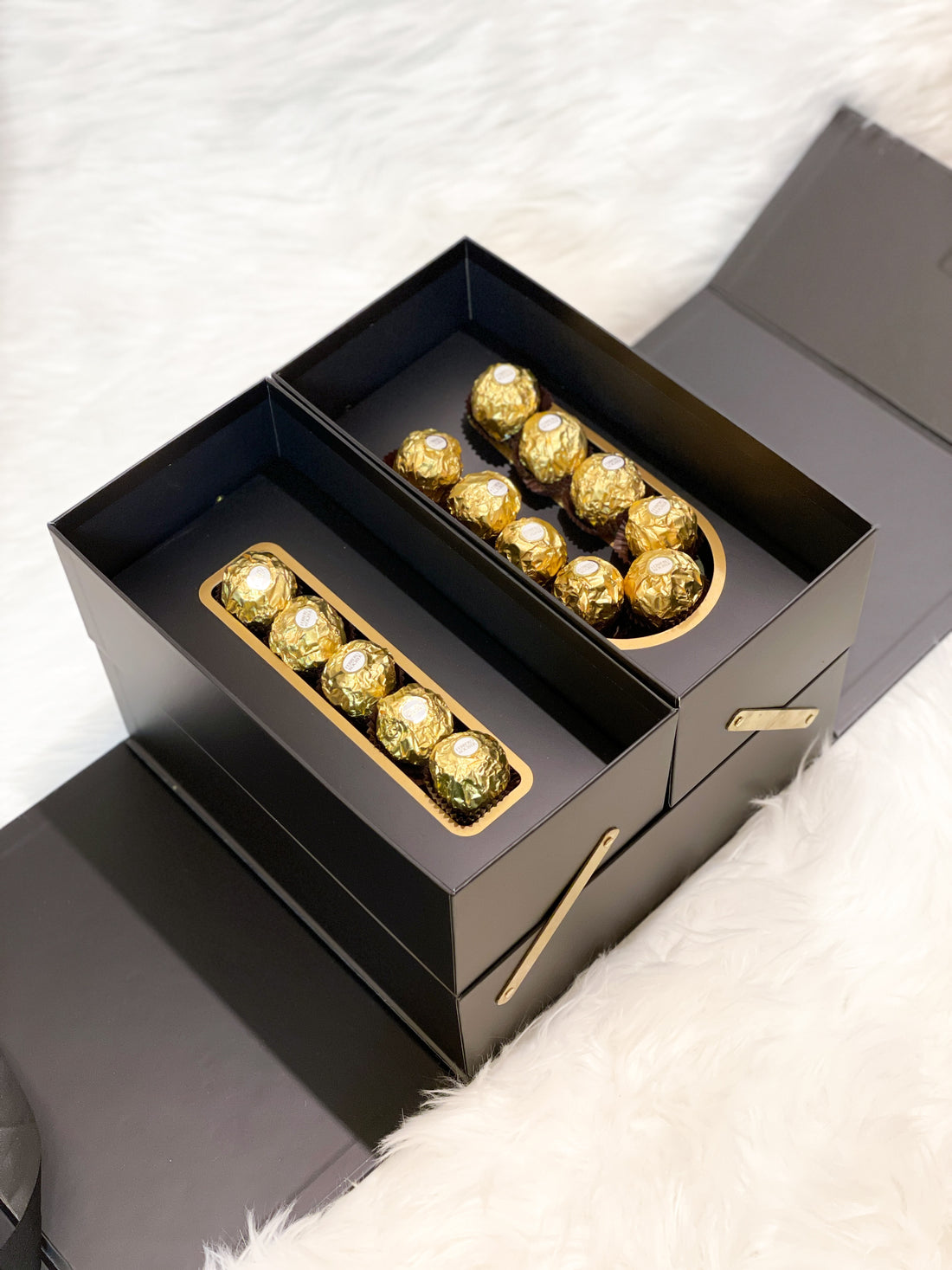 "I Love You" Infinity Roses & Ferrero Rocher Box | Infinity Roses | Mother's Day Gifts