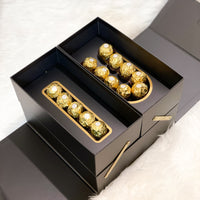 "I Love You" Infinity Roses & Ferrero Rocher Box | Infinity Roses | Mother's Day Gifts