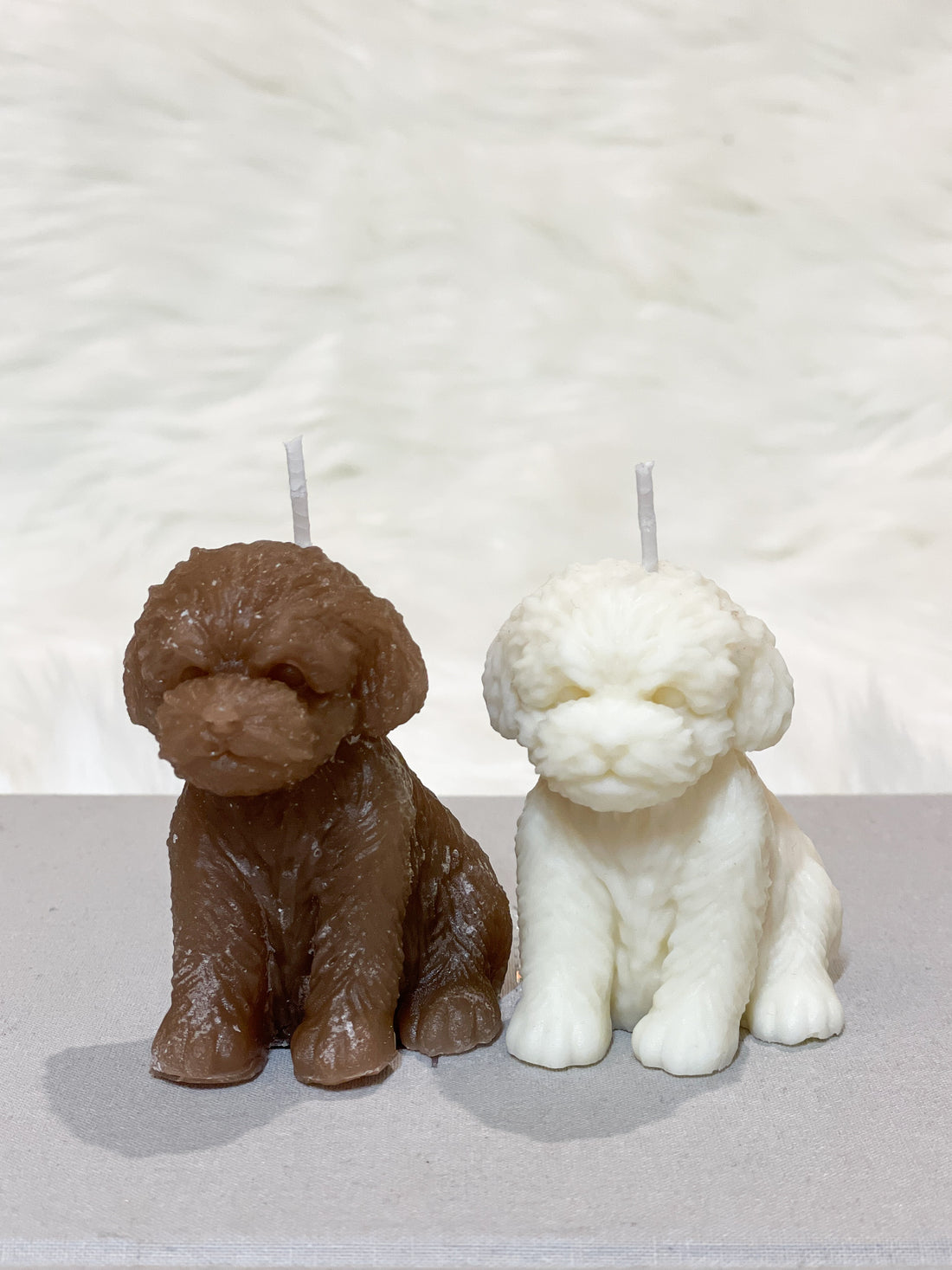 puppy dog cavapoo handmade candle gift delivered in uk