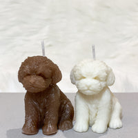 puppy dog cavapoo handmade candle gift delivered in uk