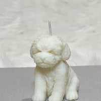 puppy dog cavapoo handmade candle gift delivered in uk